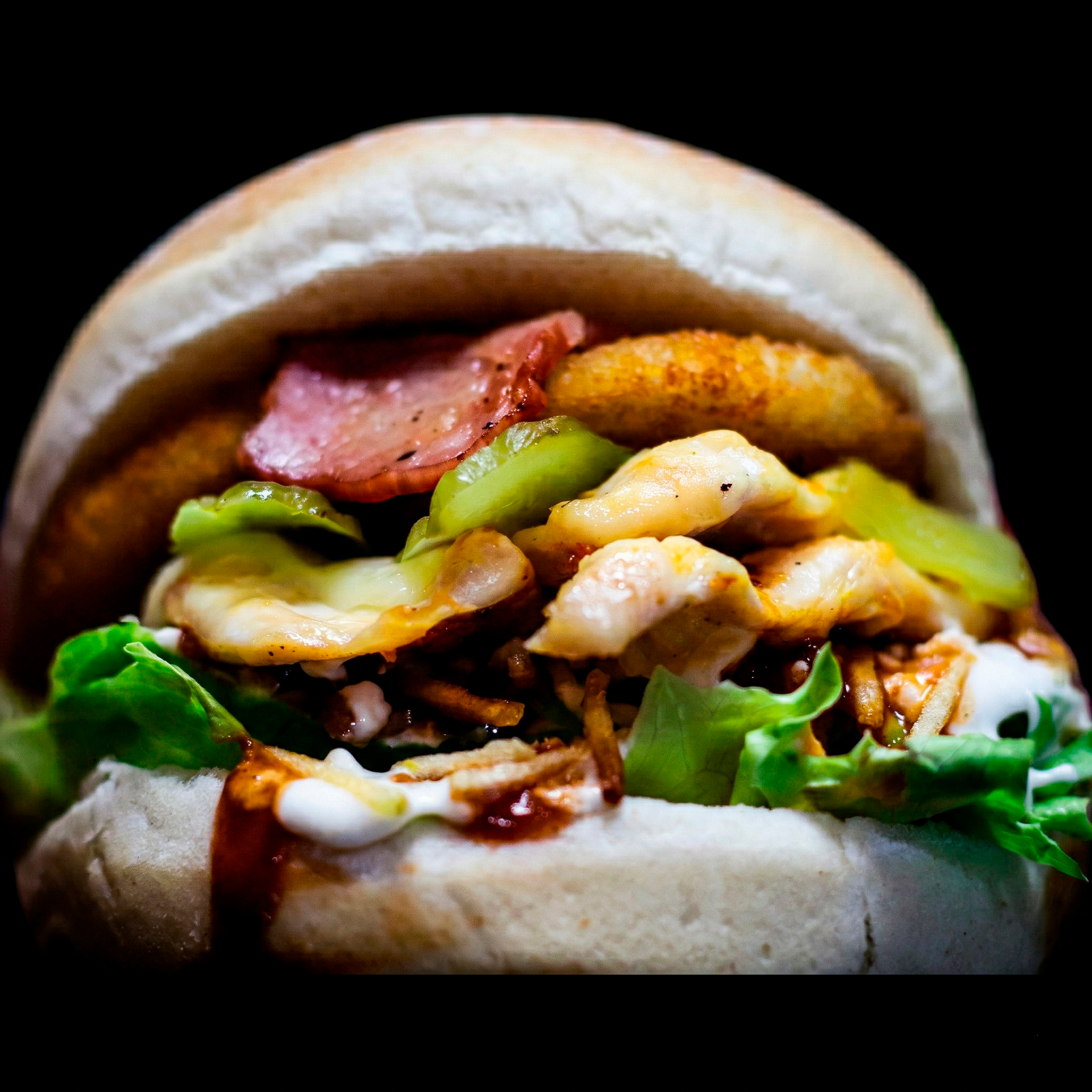 Hamburguesa Deep Pollo